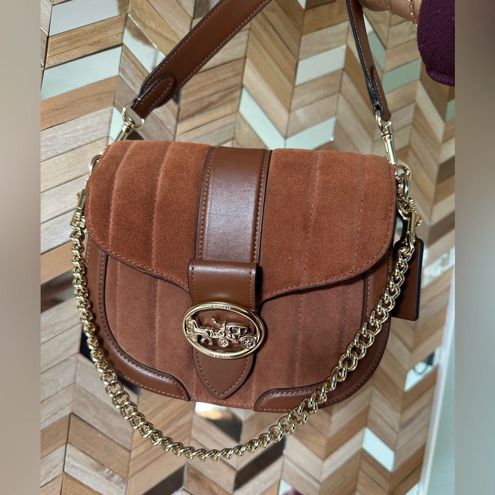 Coach Quilted Leather bag!